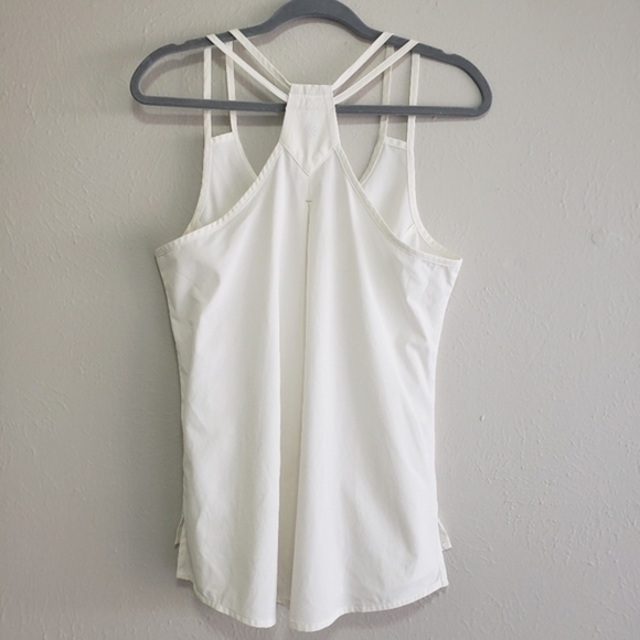 ATHLETA Go Time White Strappy Tank - Picture 4 of 9